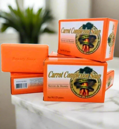 Carrot Complexion Soap 4.4oz, 125g - 3 Pcs.