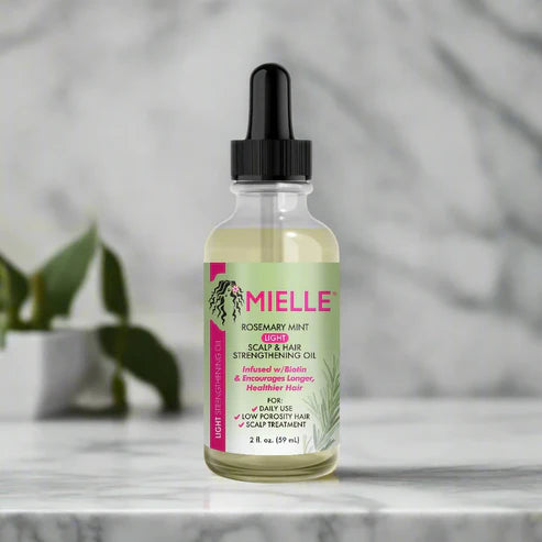 Mielle Rosemary Mint Light Scalp & Hair Strengthening Oil 2 oz