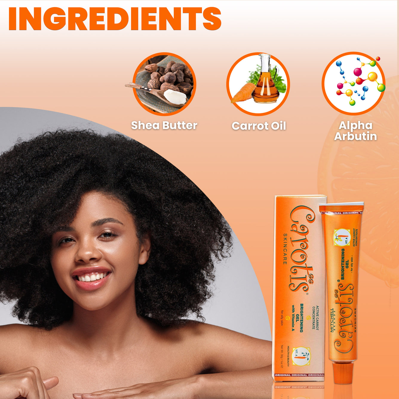 Carotis Brightening Gel 30g - Hajar Entreprises