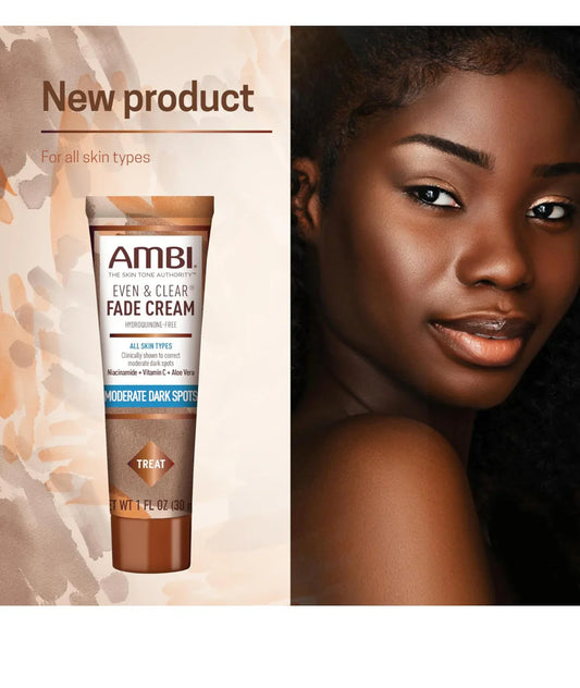 Ambi Fade cream romote an even, natural tone for your skin with this fade cream by AMBI. Made for oily skin, this cream includes sunscreen to protect your face from sun damage. Alpha hydroxy acid and vitamin E help rejuvenate your skin.