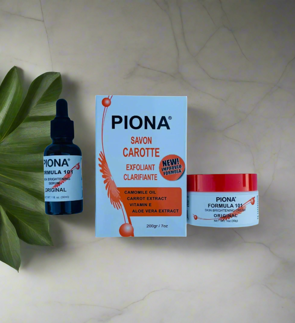 Piona Exfoliating Brightening Set