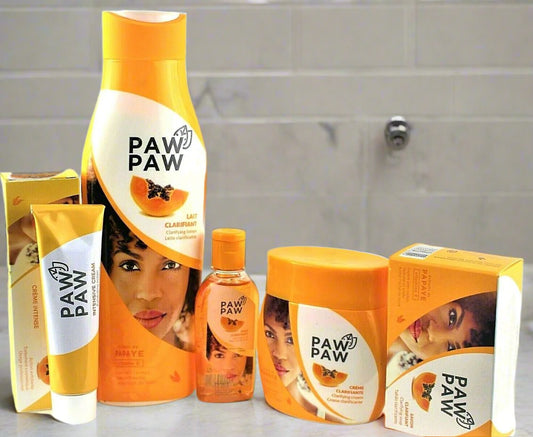 Paw Paw Set Lotion, Tube Cream, Jar Creaml, Oil and soap