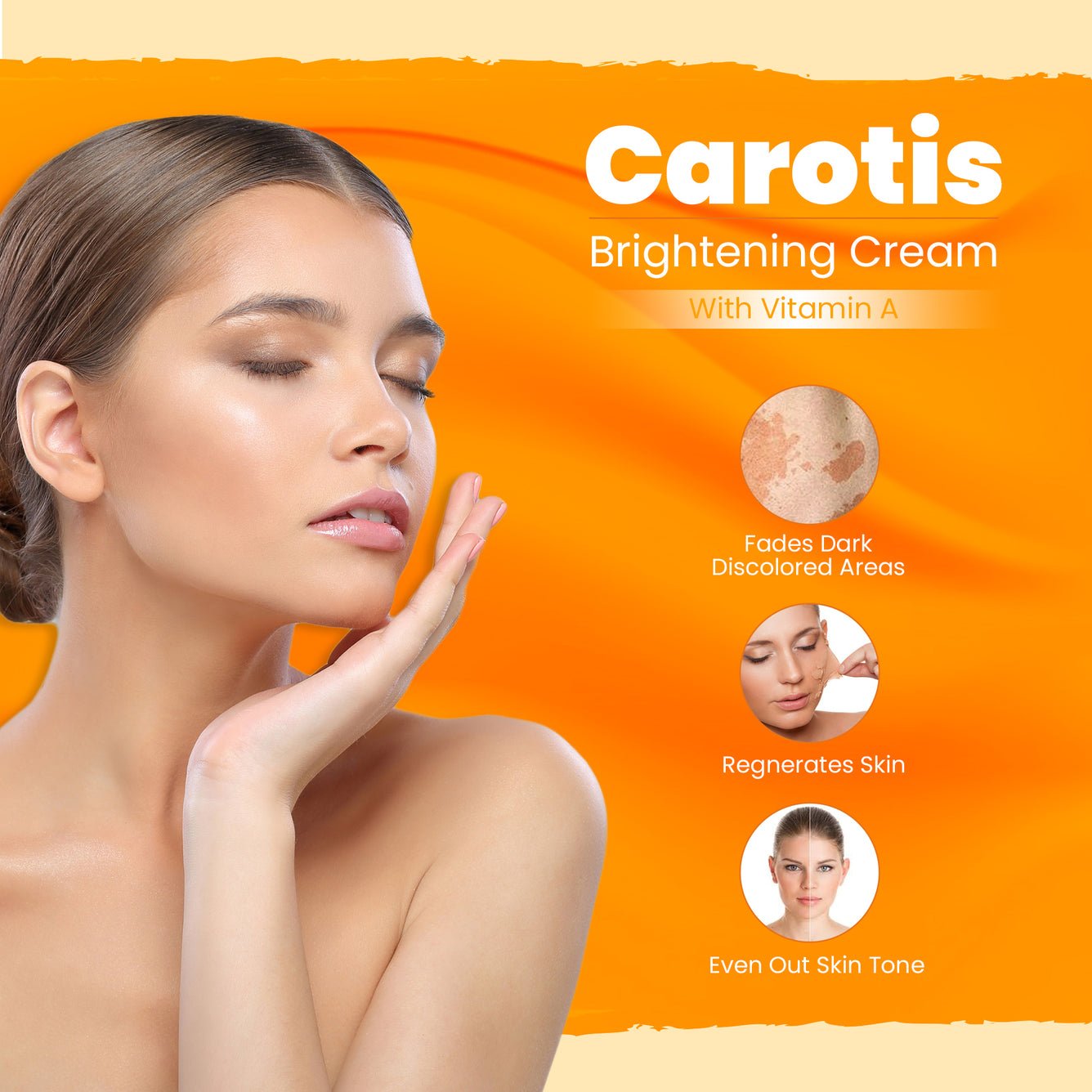Carotis Brightening Cream 50gr (tube) - Hajar Entreprises