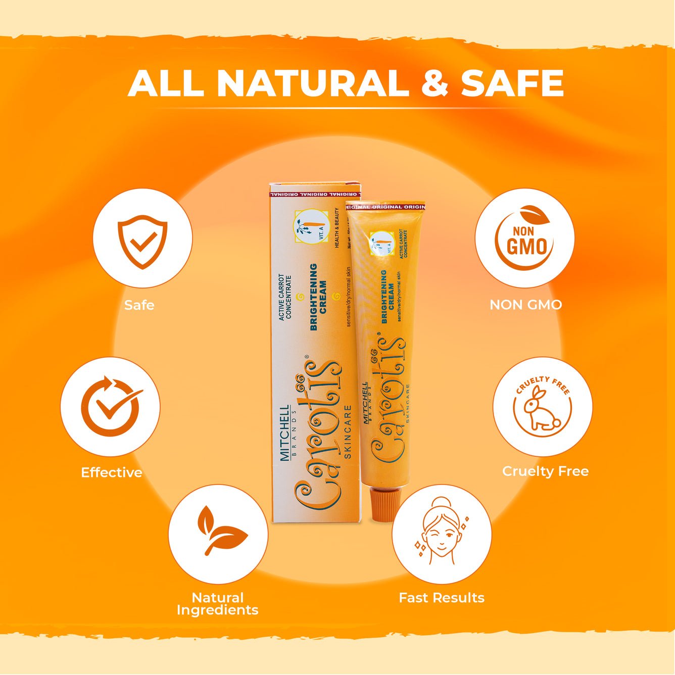 Carotis Brightening Cream 50gr (tube) - Hajar Entreprises